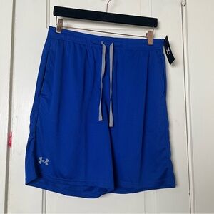 Under Armour Mens Tech Mesh Shorts Blue Active Athletic LRG NWT Pockets Sports